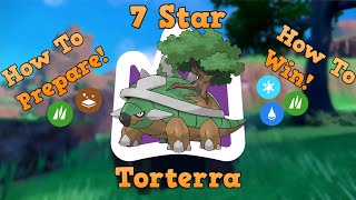 BEST Pokémon ScarletViolet 7 Star Raid Torterra Counters [upl. by Renrew]