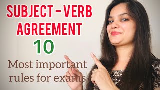 Subject Verb Agreement  10Most Important Rules Subject and verb Agreement Syntax English Grammar [upl. by Zeta]