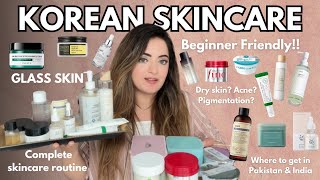 Korean Skincare Routine  step by step guide honest review how to get glass skin viral products [upl. by Innej]