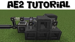 Super Compact Inscriber Processor AutoCrafting Setup  Applied Energistics 2 Tutorial [upl. by Ielirol]