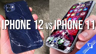 iPhone 12 vs iPhone 11 Drop Test  4x More Drop Resistant [upl. by Irollam]