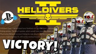 Helldivers Fans Have Defeated Sony  Helldivers 2 [upl. by Charles]