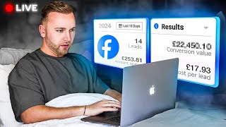 Live Facebook Ads Tutorial For SMMA Clients in 2024 20x ROI [upl. by Hana]