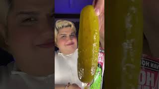 Spicy pickle ASMR 🌶🥒🔥 [upl. by Sabian85]