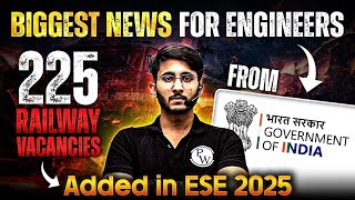 IRMS Recruitment 2024 Through ESE  Total Posts  Big Update  Railway Jobs For Engineering Students [upl. by Ailimat]