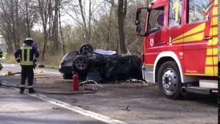 Schwerer Unfall auf der Ruhrtalstraße zwischen Hagen und Ergste [upl. by Eelyram]