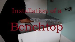 Installing a Laundry Benchtop Laundry Renovation Part 7 [upl. by Torbert]