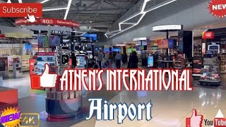 Last Episode Greece Athens Superb Airport Departure Area [upl. by Reckford107]