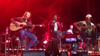 Aaron Lewis with Sully Erna Rooster LIVE [upl. by Yalhsa]