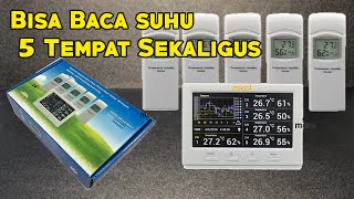 Unboxing Weather Station 5 Channel Data Logger MISOL HP3001 868MHz [upl. by Nonnahsed139]