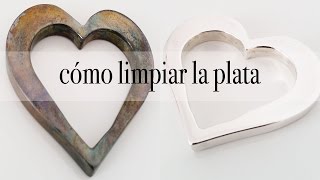 Limpiar plata 3 trucos caseros fáciles para tus joyas  CON P DE PAPEL [upl. by Iliram718]