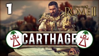 THE RISE OF CARTHAGE Total War Rome II  Wars of the Gods Mod  Carthage Campaign 1 [upl. by Mcknight]