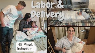 LABOR amp DELIVERY 2024  40 Week Induction  Positive Birth Experience with an Epidural [upl. by Ainirtac387]