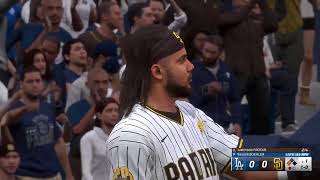 Dodgers vs Padres NLDS Game 3 10824 Sim MLB the Show 24 [upl. by Eihcra]