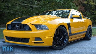 2013 Mustang Boss 302 ReviewThe Grandaddy GT350 [upl. by Arehahs]