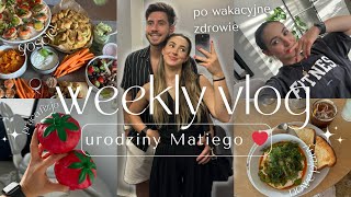 WEEKLY VLOG 🌸 świetujemy💃🏻 Co z moją dietą🍳 antybiotyk na AZS 🫠 [upl. by Karwan534]