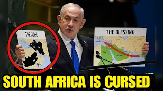 WHAT THE HLL😮 NETANYAHU Attacks RAMAPHOSA And Curse South Africa By Showing Him This Maps [upl. by Lorilee]