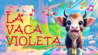 🐄 La Vaca Violeta ¡Melodías y Amigos 🐄🎶  Dibujos para niños [upl. by Seabrook]