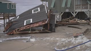 Another Rodanthe home collapses into ocean [upl. by Dazhahs]