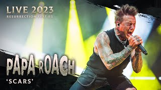 PAPA ROACH  Scars  Spanish Version Live at Resurrection Fest EG 2023 [upl. by Rexferd]