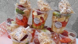 RENDAEXTRASALADA DE FRUTAS COM SUCRILHOS E LEITE CONDENSADO [upl. by Atyekram888]