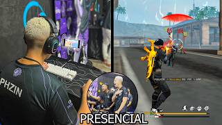 JOGUEI O MAIOR PRESENCIAL DE FREE FIRE NA ESCOLA [upl. by Negam]