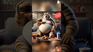 🐯Fat Tiger Love Story i0😍🐱catlover petsRemixshorts cat [upl. by Alli]