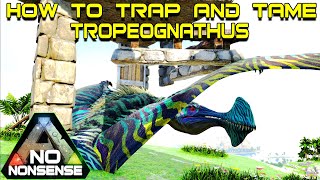 HOW TO TRAP AND TAME A TROPEOGNATHUS  No Nonsense ARK [upl. by Salman]