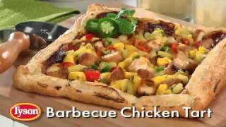 Barbecue Chicken Tart Recipe using Tyson Chicken Video [upl. by Nitram]