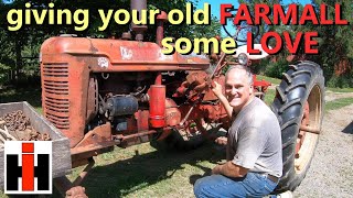 how to service your FARMALL tractor [upl. by Hussar]