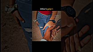 others grip vs my grip youtubeshorts fitnessinspirationmotivation [upl. by Htebzil]