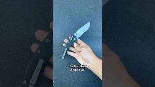 Microtech Amphibian G10 apocalyptic finish microtechamphibian microtechknives edc recurve [upl. by Alleber]