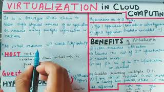 Lecture 11 Virtualization in Cloud Computing  What is Virtualization in Cloud Computing [upl. by Nitsrek360]