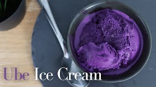 3 Ingredient Ube Ice Cream  Cuisinart ICE21P1 Ice Cream Maker [upl. by Yenwat]