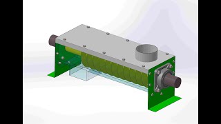 SolidWorks Beginners Tutorial PART 1 Design Helical Conveyor [upl. by Sturges]