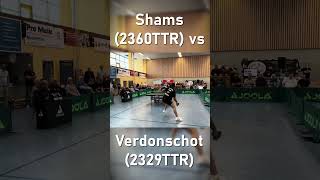 💥RückhandRakete  Shams2360TTR vs Verdonschot2329TTR tischtennis pingpong sports [upl. by Leavy898]