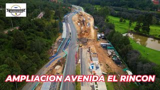 VOLANDO EN DRONE 4K  AMPLIACION AV EL RINCON DESDE NUEVOS PUENTES CALLE 127 [upl. by Fitz830]