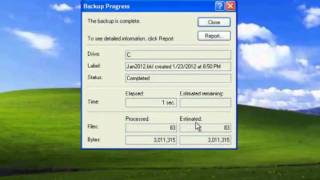 Backup and Restore Wizard in Windows XP [upl. by Copeland]