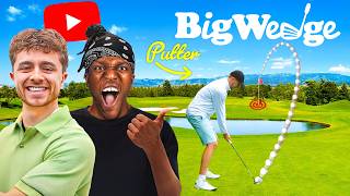 YOUTUBERS CONTROL BIG WEDGE GOLF [upl. by Akinna]