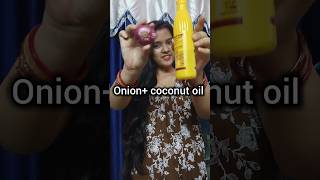 Magical Hair oil at home youtubeshorts song haircare oiling shorts [upl. by Lleruj]