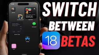 How to Switch from iOS 18 Developer Beta to Public Beta or Vice Versa on iPhoneiPad [upl. by Wildermuth]