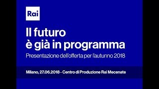 PalinsestiRai il futuro è gia in programma [upl. by Ellenrahc497]