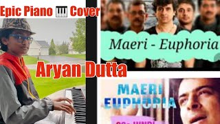 Maeri Aryan Dutta  Piano  Palash Sen  Euphoria  Hindi  Instrumental [upl. by Mannie]