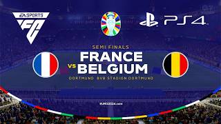 FC 24  Prancis vs Belgia  EURO 2024 Babak 16 Besar  PS4™ [upl. by Yerahcaz]