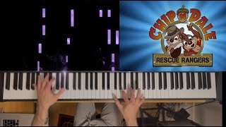 Chip N Dale Rescue Rangers Theme Song  Solo Piano Version [upl. by Egrog715]