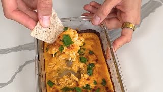 HEALTHY Buffalo Chicken Dip SO GOOD [upl. by Amme304]