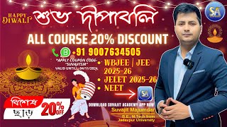 Happy Diwali 20 Discount on all Courses  WBJEE  JEE  JELET  NEET  Diploma Semester Exam [upl. by Stets47]