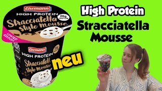 Ehrmann High Protein Stracciatella Mousse [upl. by Nauwaj]