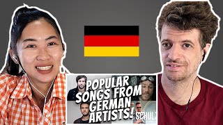 Our FIRST Reaction to Popular Songs from GERMAN ARTISTS [upl. by Hale]