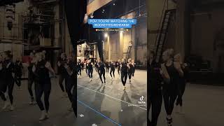 We could watch this all day radiocitymusichall dancerehearsal dancers tapdance rockettes [upl. by Ahsauqal]